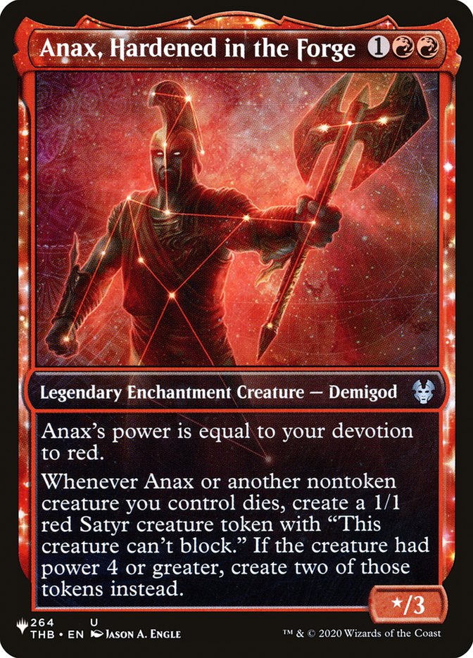 Anax, Hardened in the Forge (Showcase) [The List]