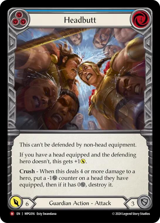 Headbutt [MPG016] (Mastery Pack Guardian)  Rainbow Foil
