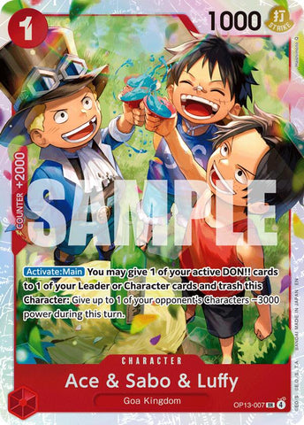 Ace & Sabo & Luffy [Carrying On His Will]