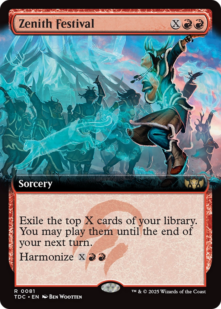 Zenith Festival (Extended Art) [Tarkir: Dragonstorm Commander]
