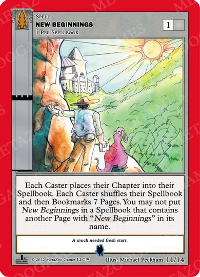 New Beginnings (Frost) [Cryptid Nation: Wilderness First Edition Theme Deck]