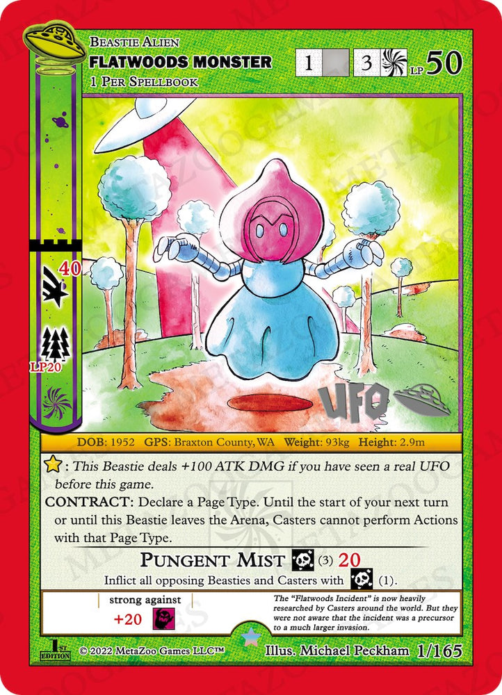 Flatwoods Monster [Cryptid Nation: UFO First Edition Spoiler Pack]